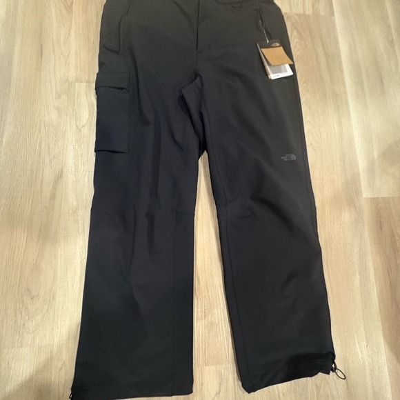 The North Face Black Cargo Pants with Elastic Ankle - Picture 1 of 6